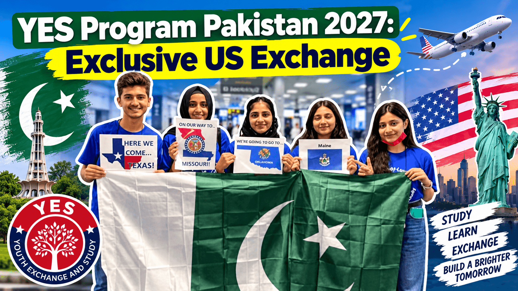 YES Program Pakistan 2027: Fully Funded Exclusive US Exchange