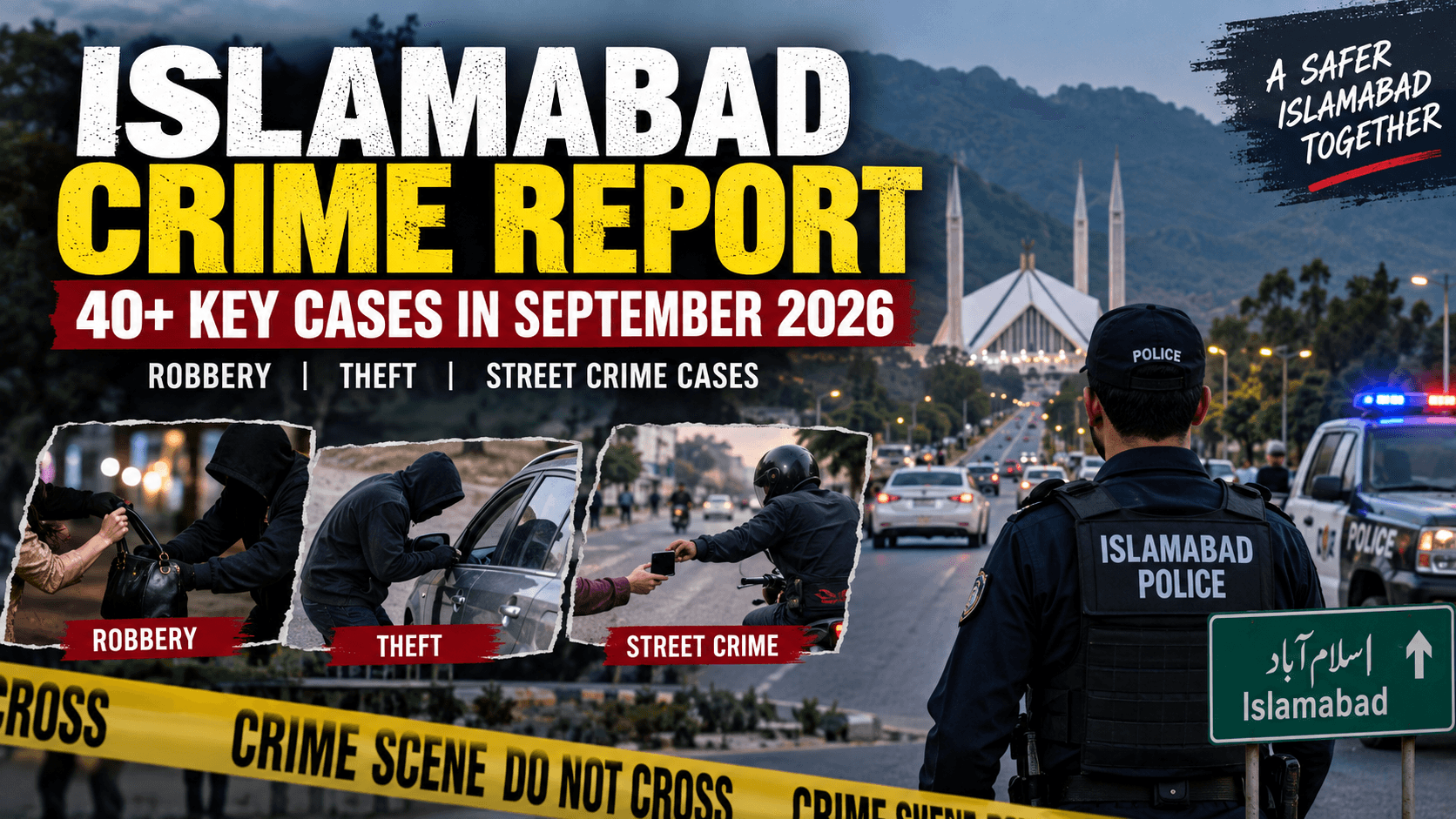 Islamabad Crime Report September 2026 robbery and theft cases