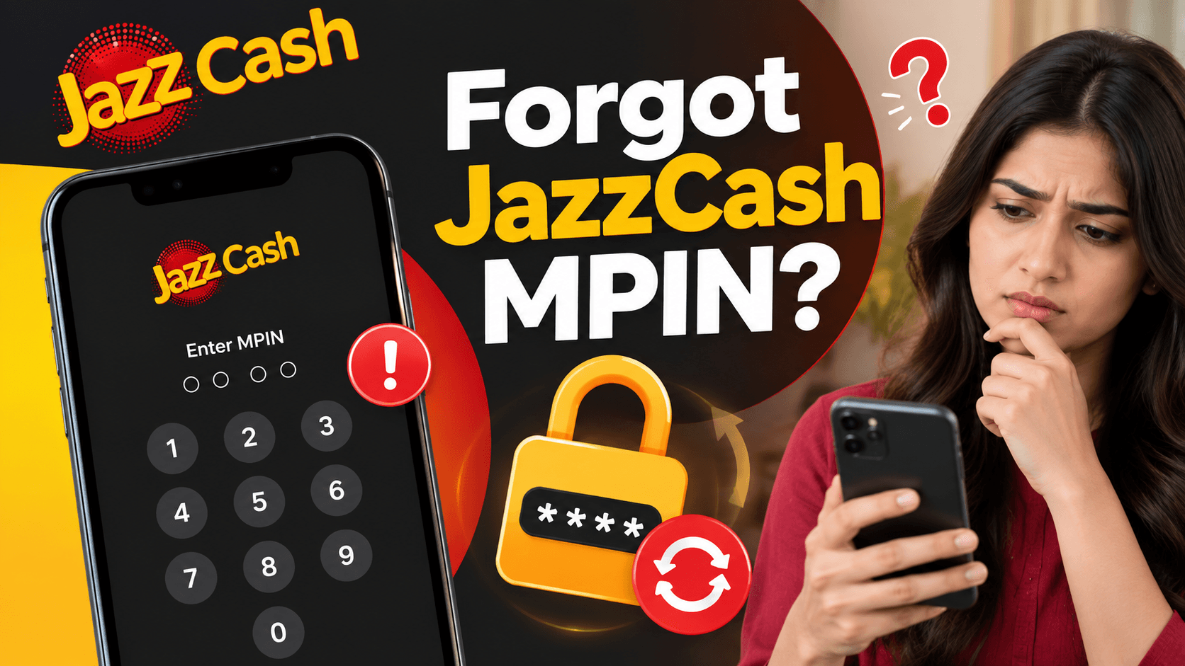 Forgot JazzCash MPIN? 4 Official Steps to Reset It