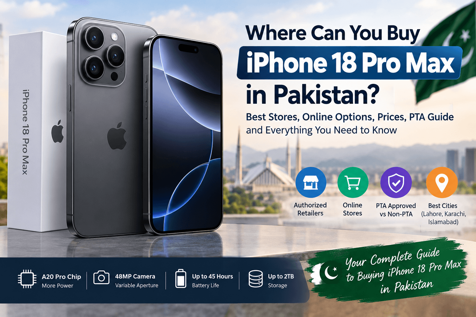 Where to Buy iPhone 18 Pro Max in Pakistan?