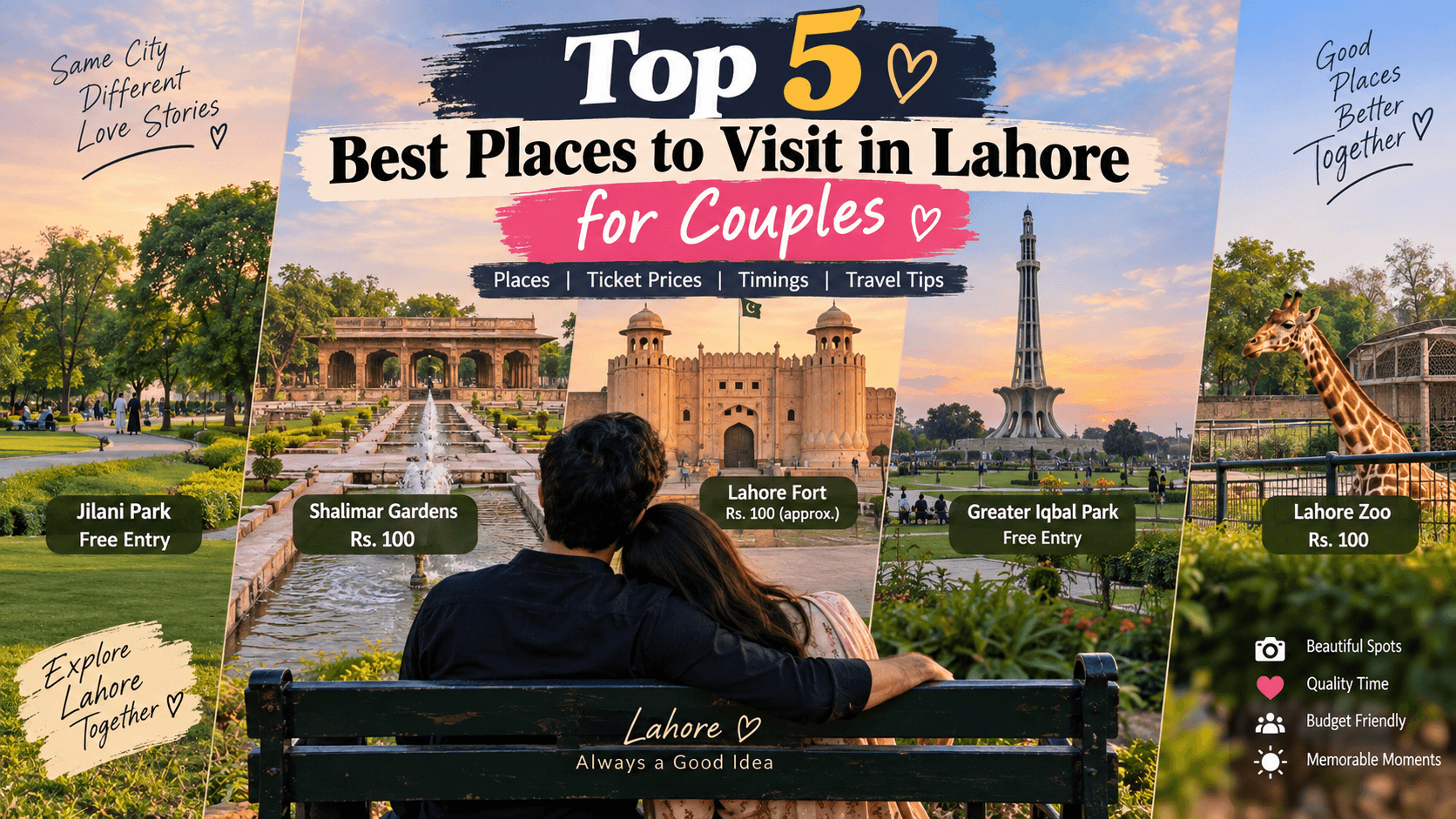 5 Best Places to Visit in Lahore for Couples – Top Picks