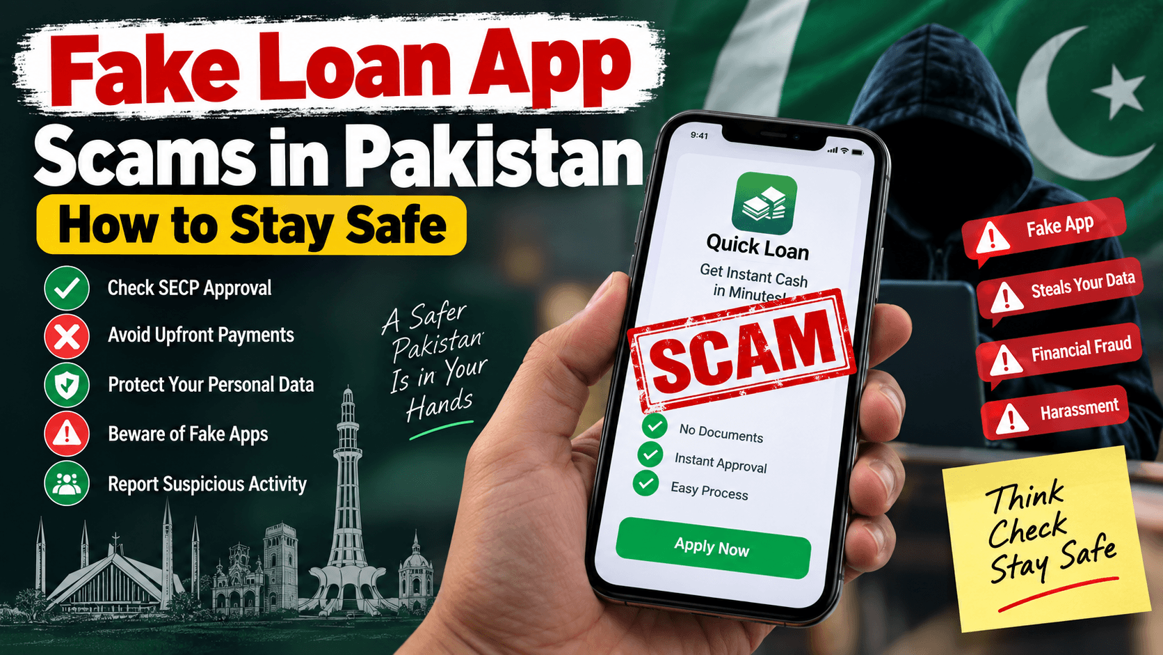 Fake Loan App Scams in Pakistan safety and fraud prevention