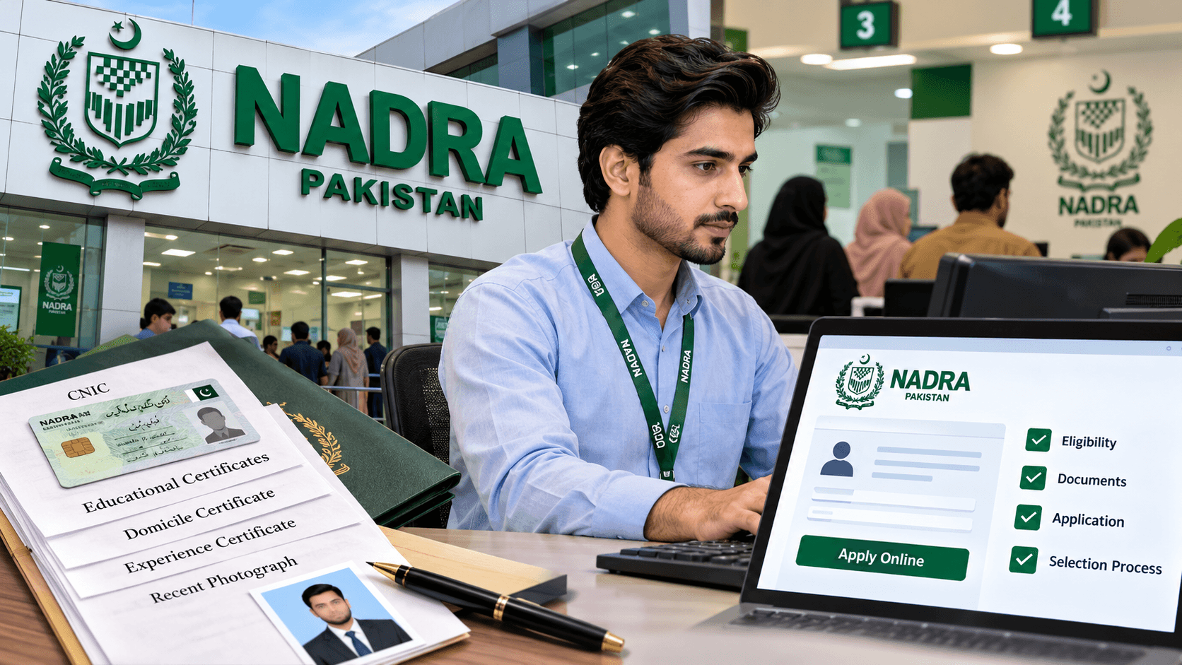 NADRA Junior Executive Jobs in Pakistan – eligibility requirements, application process, and required documents for candidates.