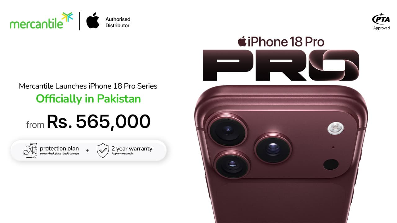 Mercantile Launches iPhone 18 Pro Series Officially in Pakistan