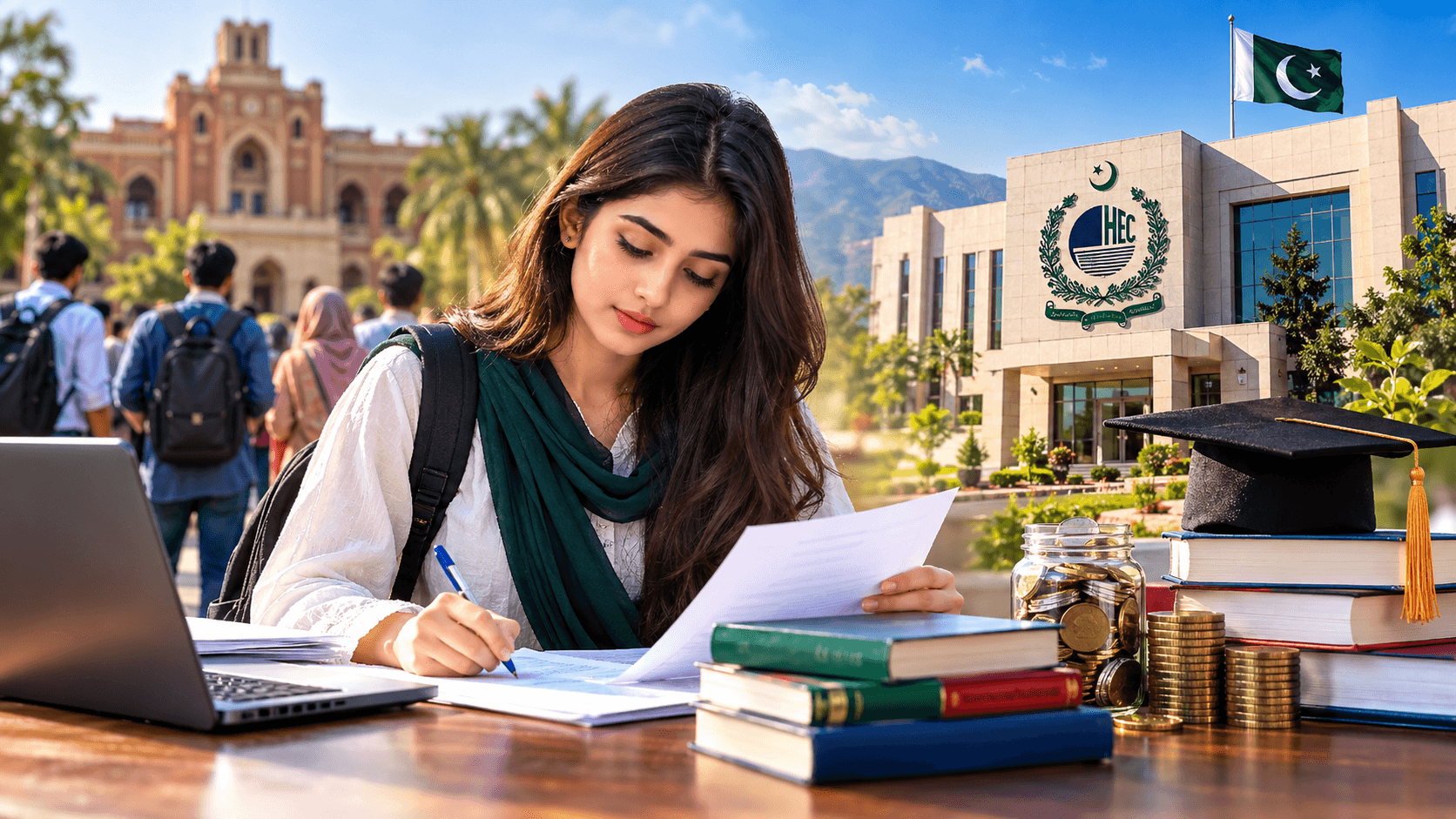 HEC Need-Based Scholarship application guide for Pakistani university students