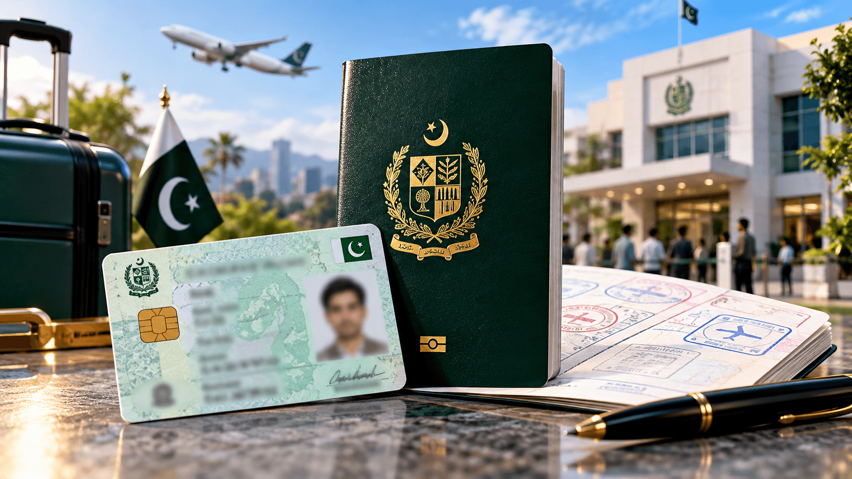 Pakistani passport CNIC address different