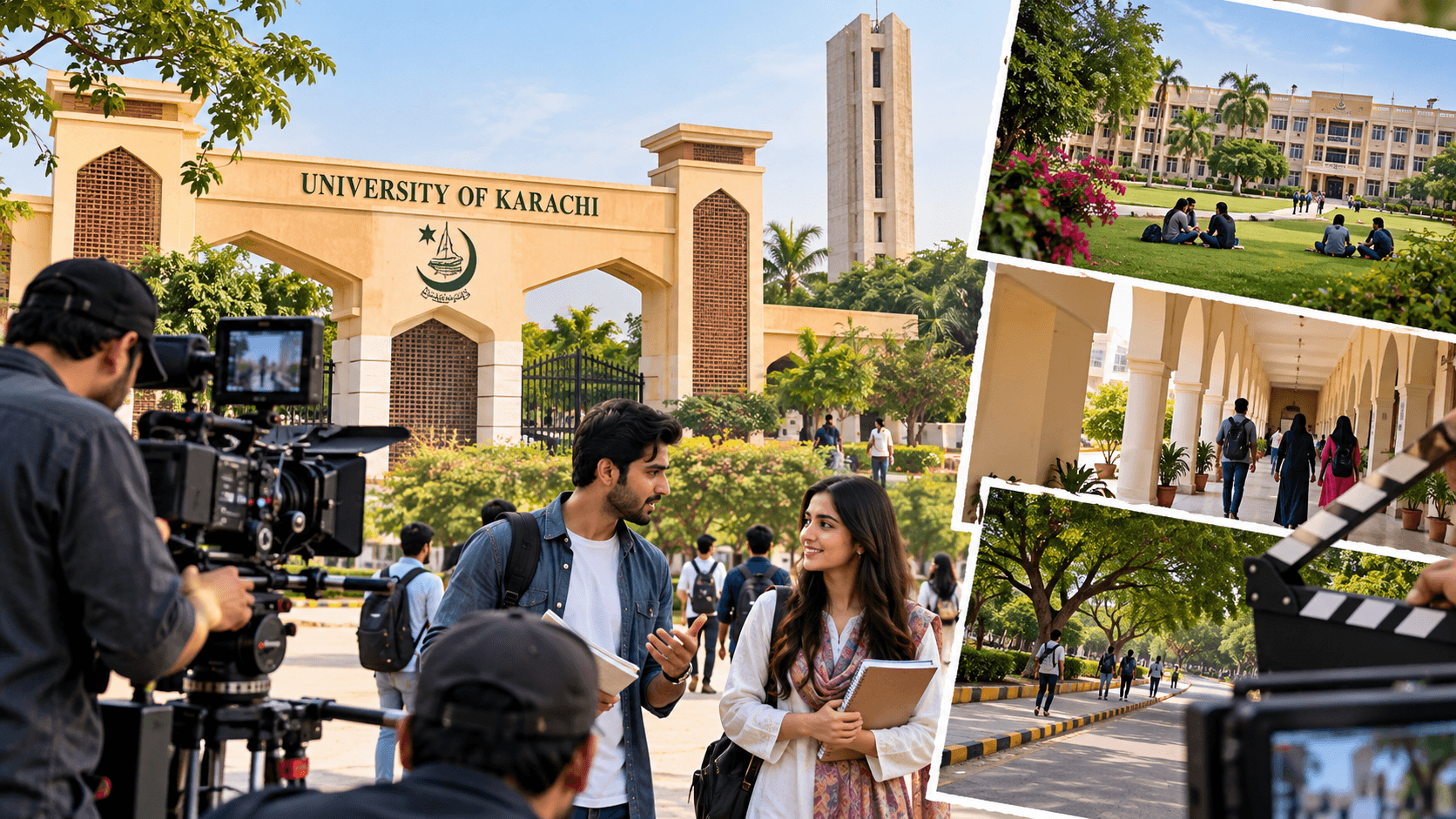 University of Karachi filming location for Pakistani dramas