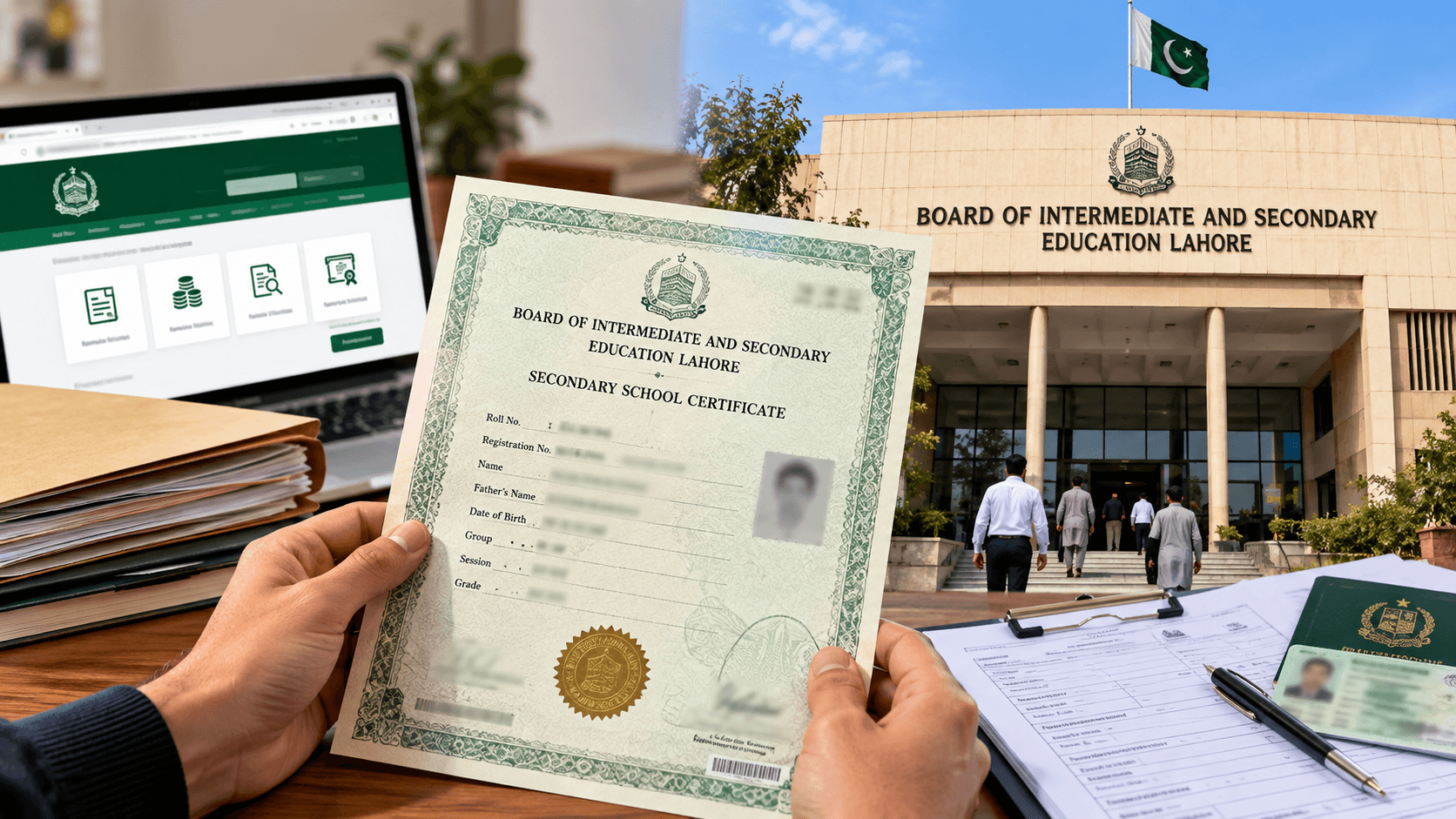 Duplicate Matric Certificate BISE Lahore application process