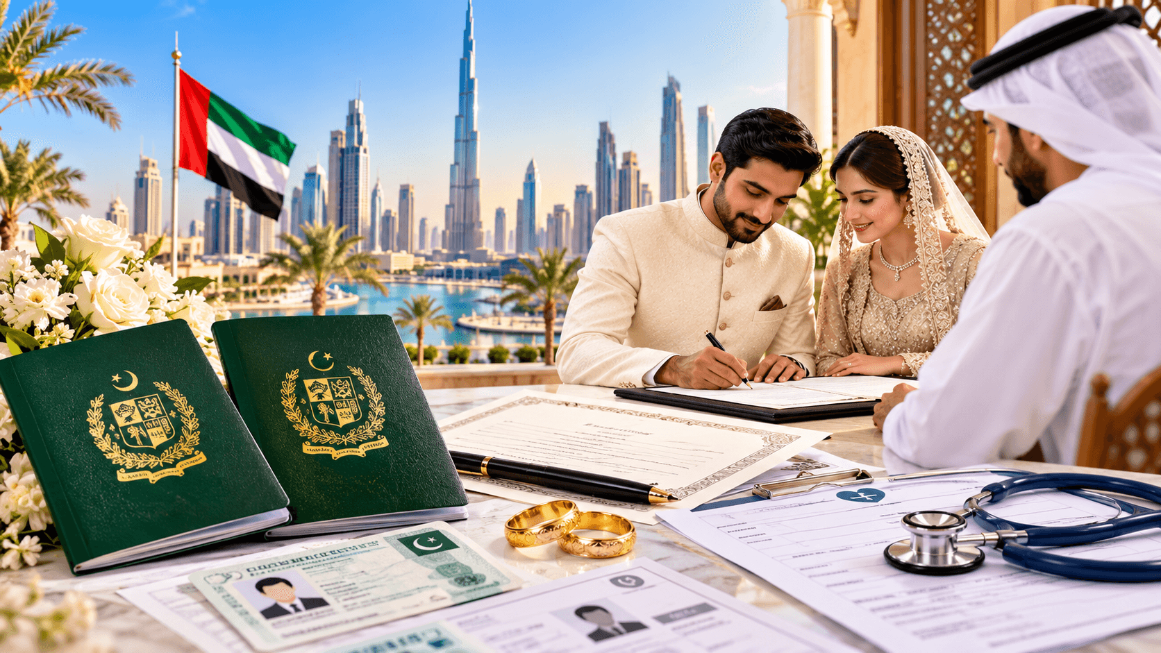 Pakistanis marriage in UAE documents and marriage requirements