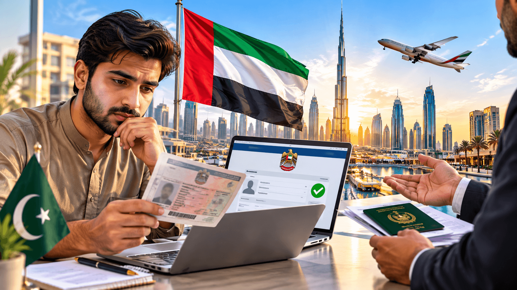 UAE employment visa verification from Pakistan before paying an agent