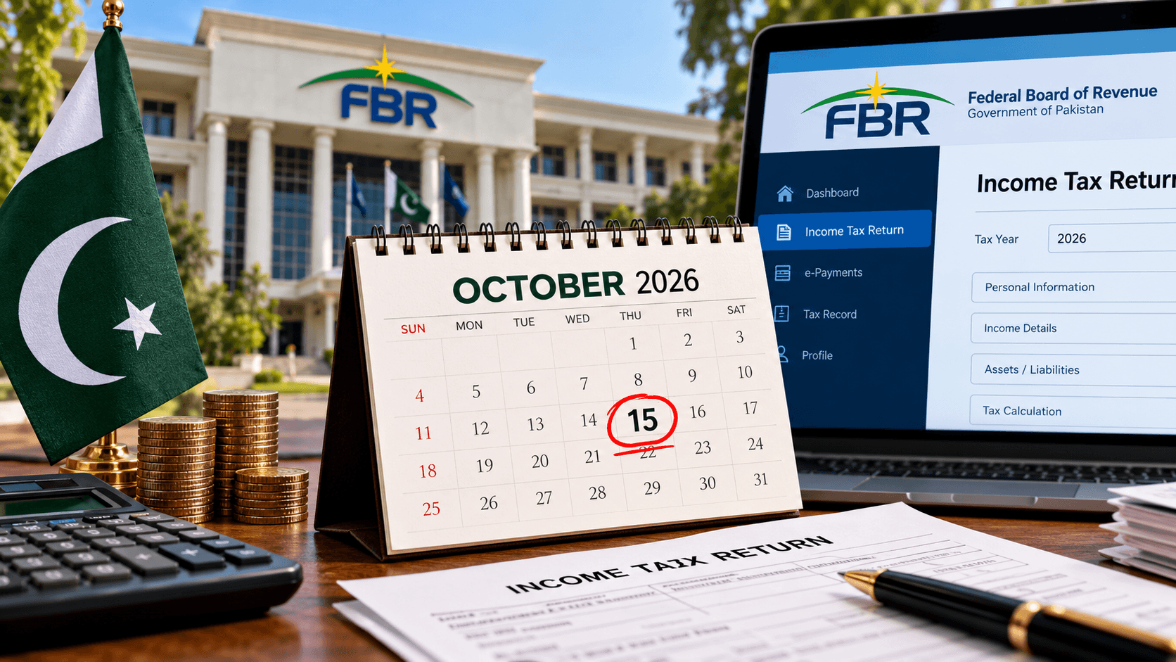 Income Tax Return Filing Deadline Extended to October 15