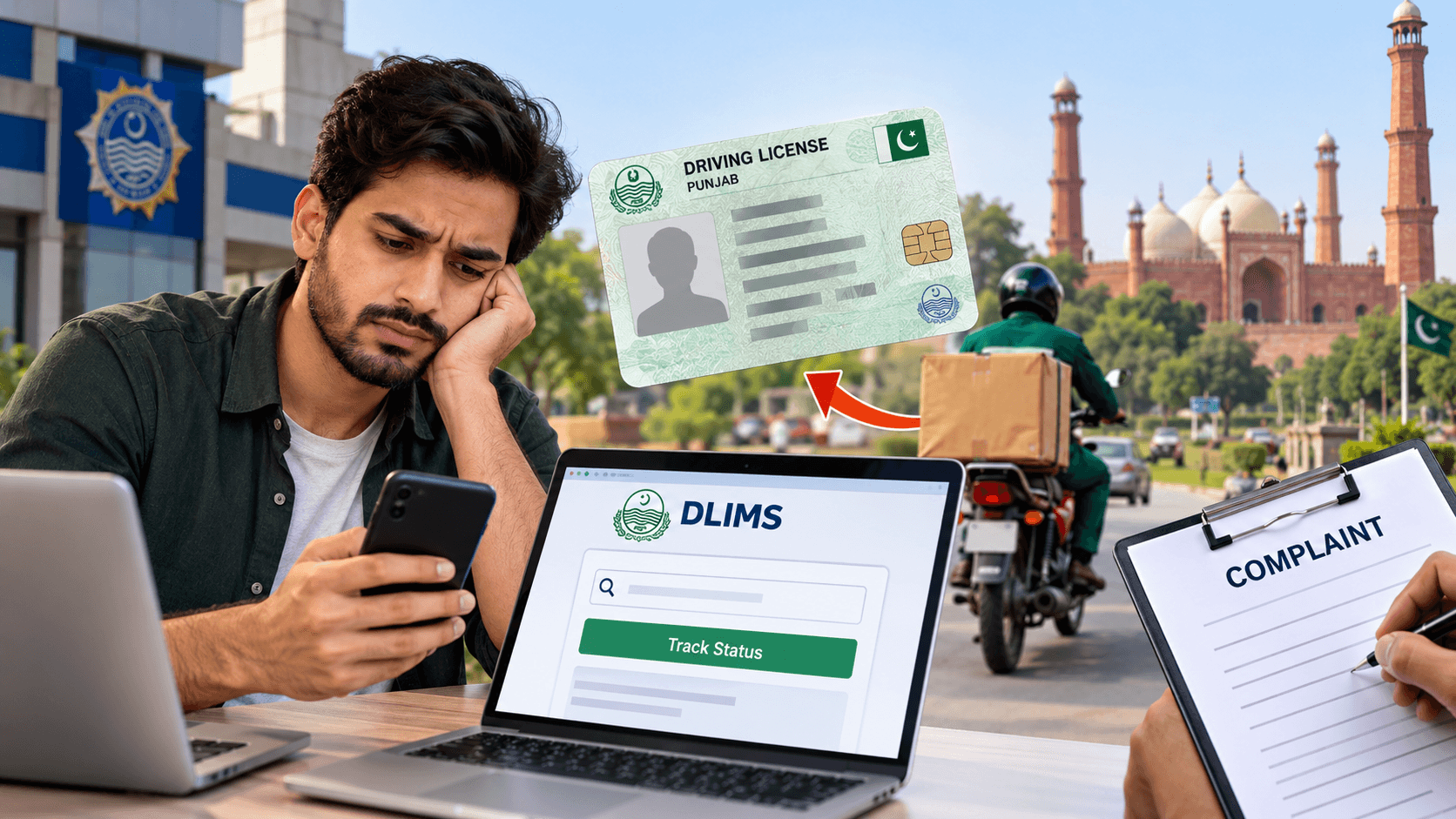 Lahore driving license not delivered complaint and tracking guide