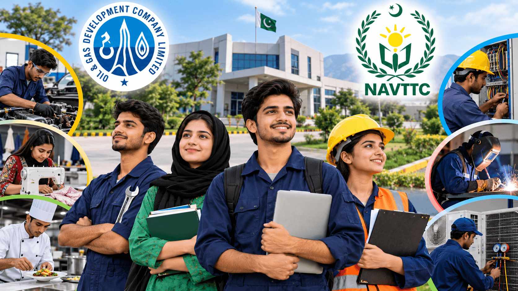 OGDCL NAVTTC Free Courses 2026 with Rs. 5,000 monthly stipend and free technical training