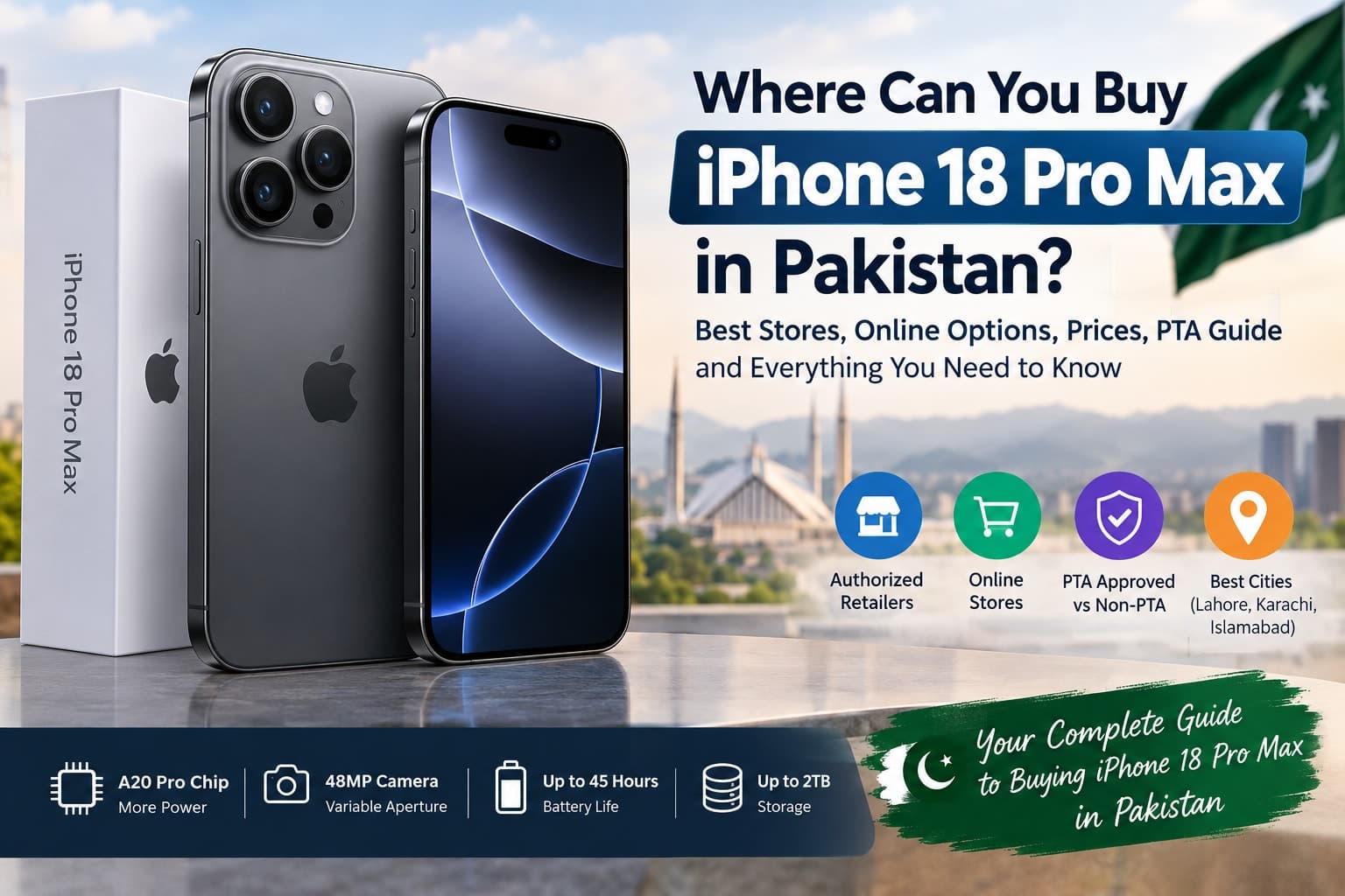 Where to Buy iPhone 18 Pro Max in Pakistan?