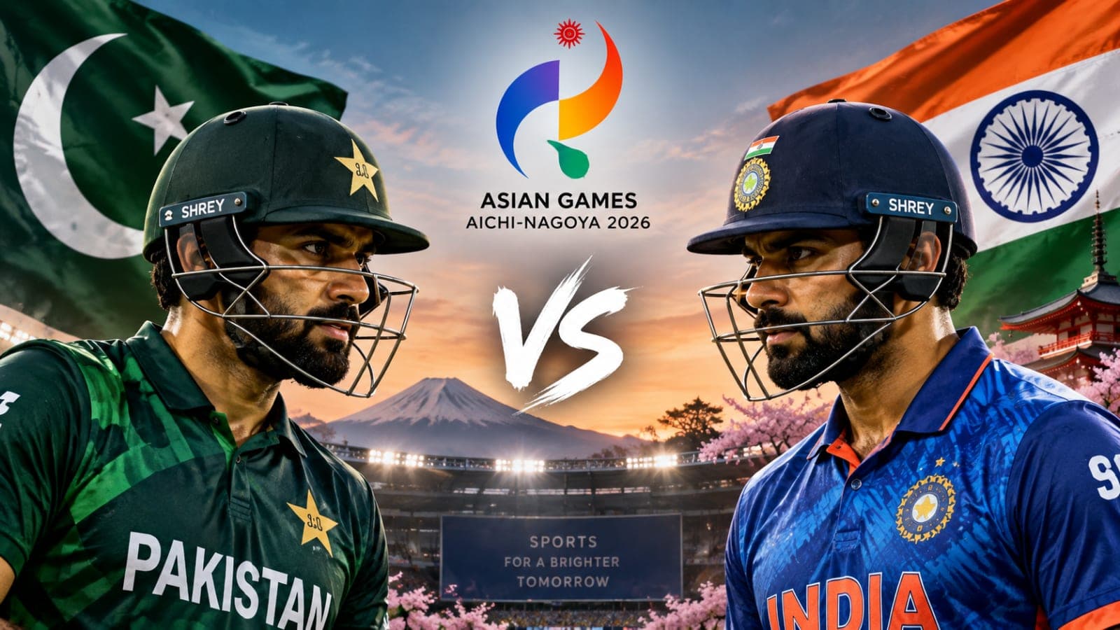 Pakistan vs India Asian Games 2026 cricket match