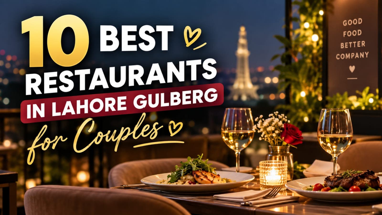 10 Best Restaurants in Lahore Gulberg for Couples