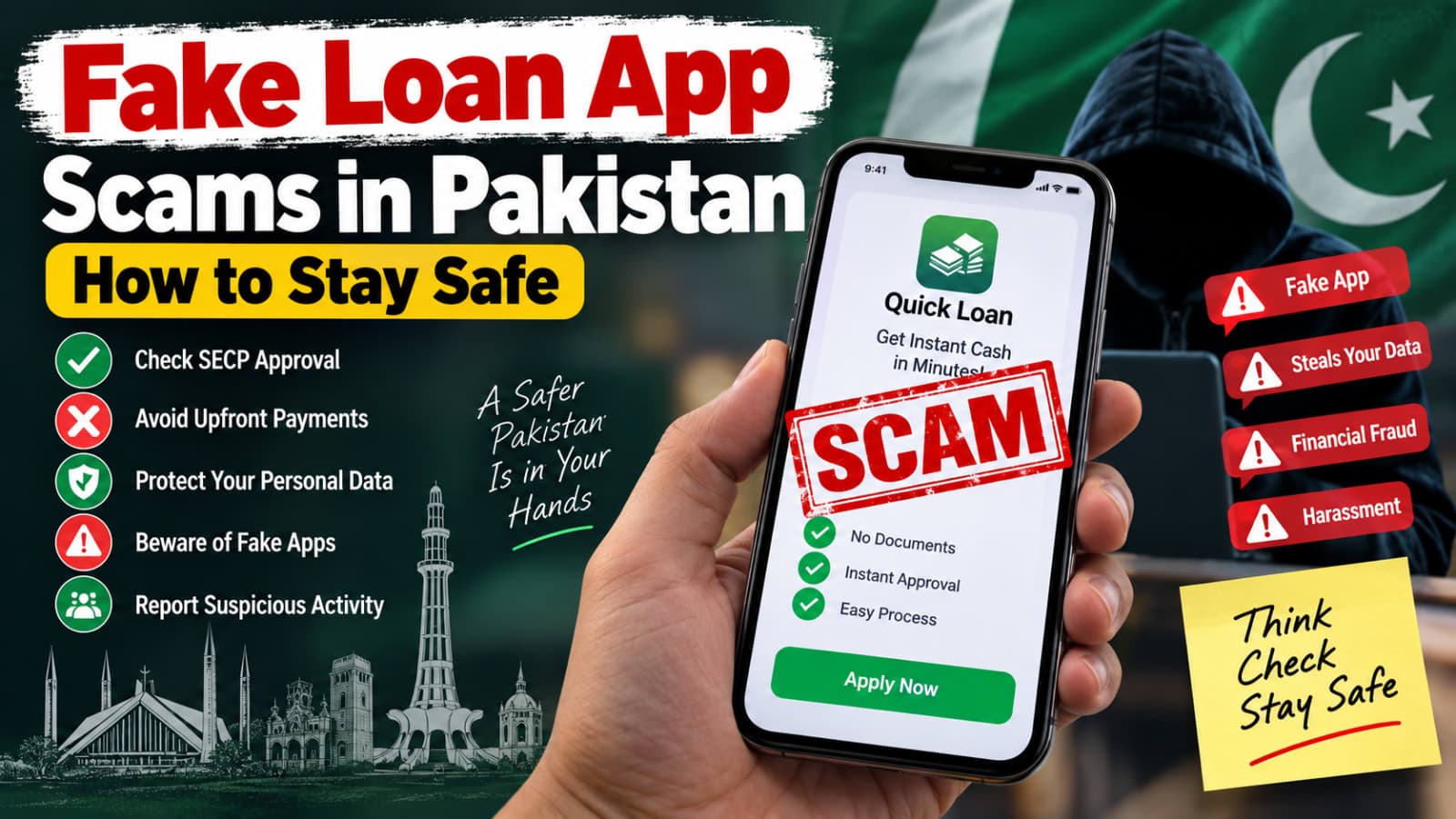 Fake Loan App Scams in Pakistan safety and fraud prevention