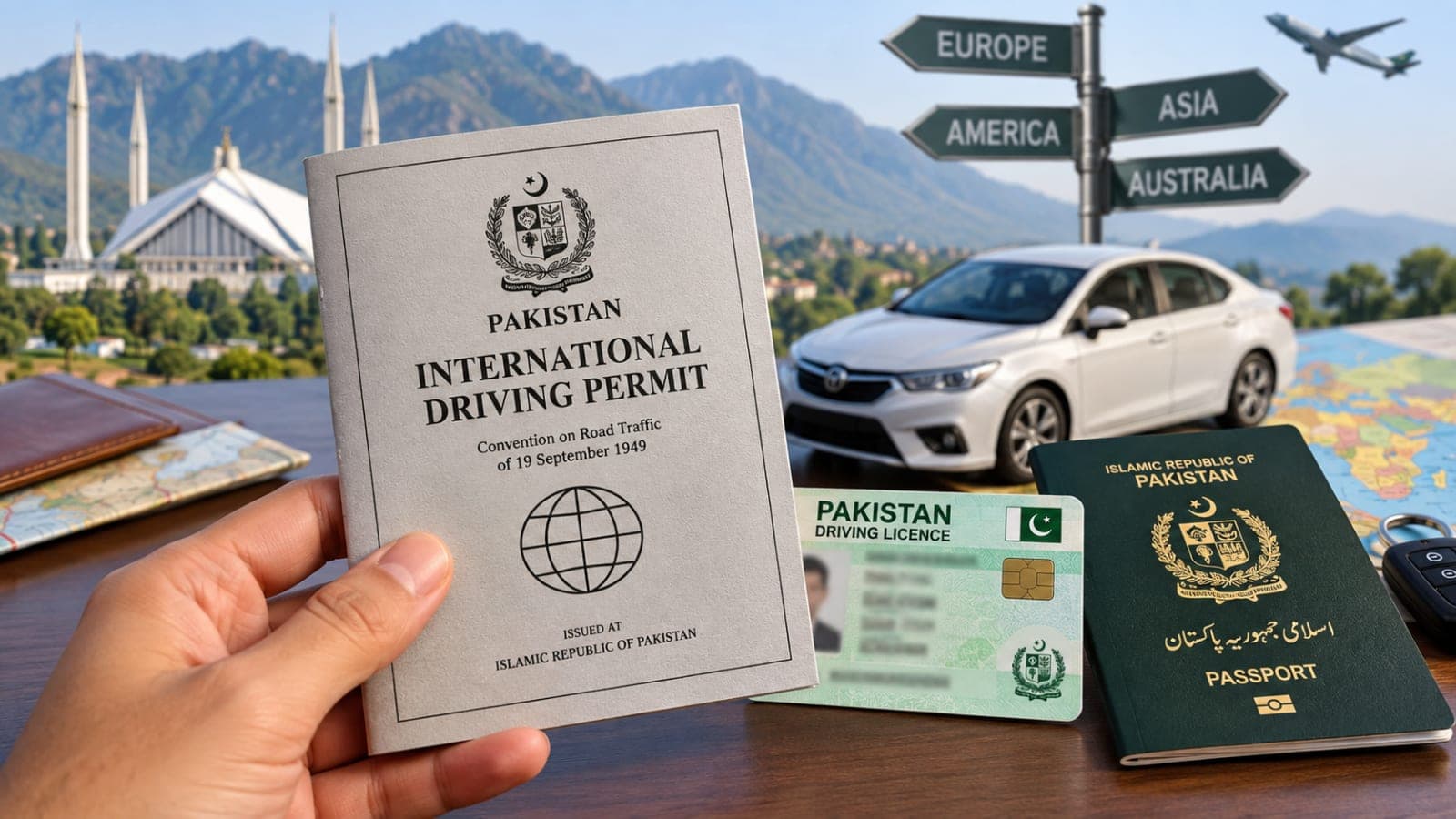 International Driving Permit in Pakistan application process