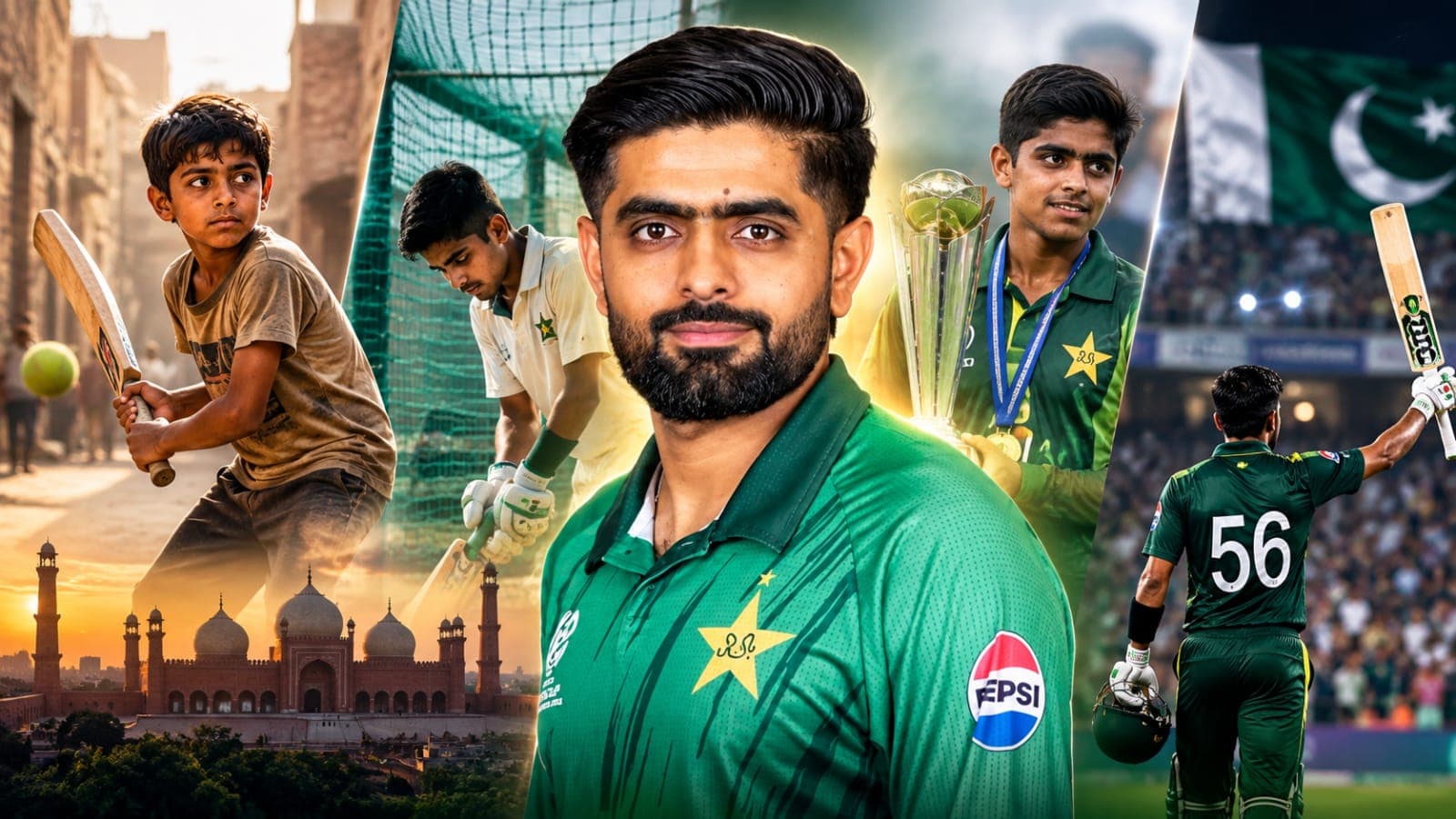 Babar Azam's Early Cricket Career: From Lahore Streets to International Cricket