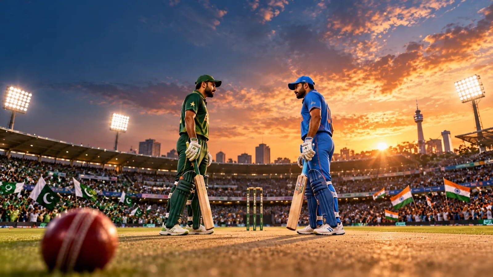 Pakistan vs India Cricket World Cup 2027 match at Johannesburg Wanderers Stadium