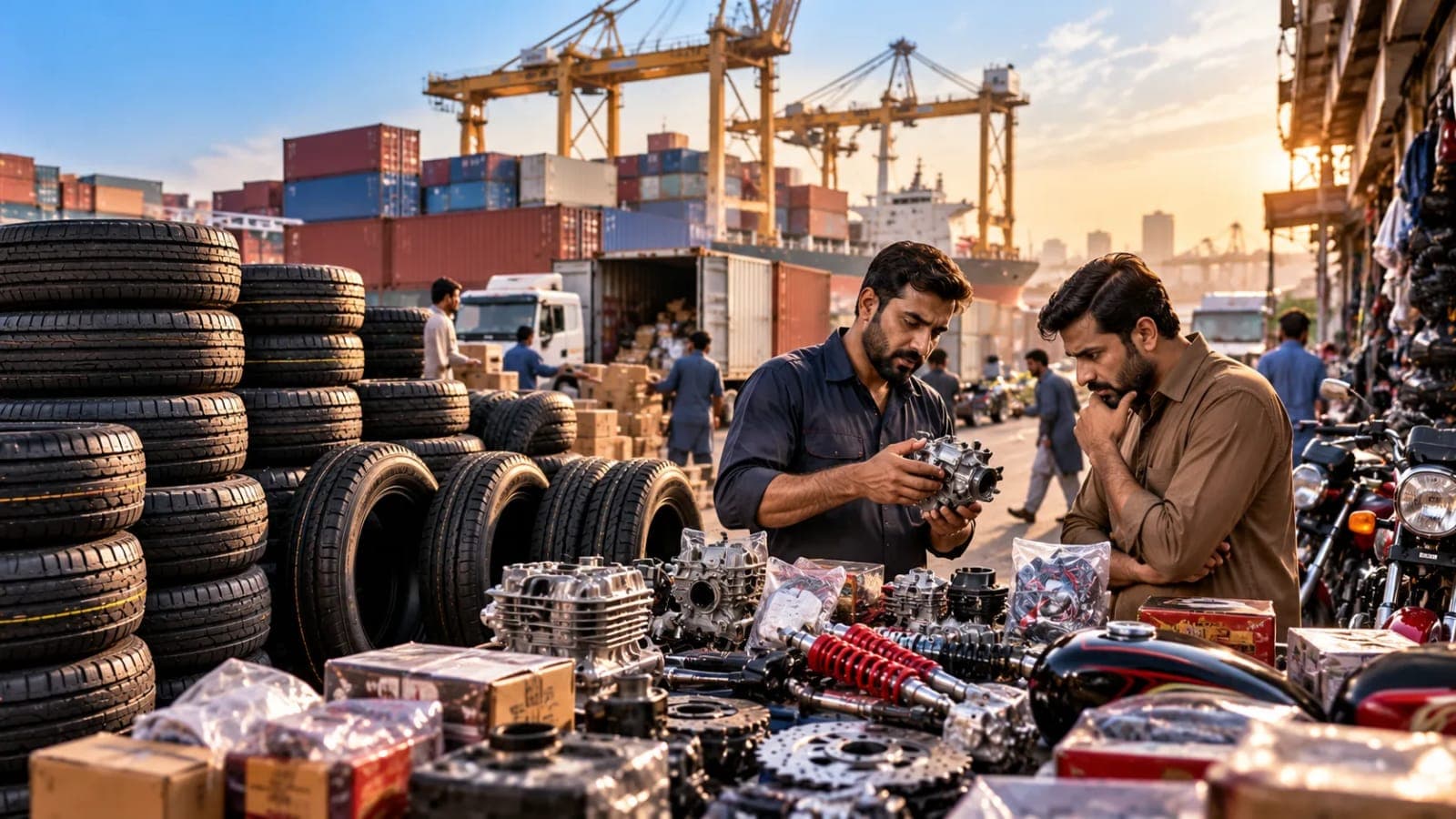 Imported tyre and motorcycle parts prices in Pakistan after October 2026 customs duty increases