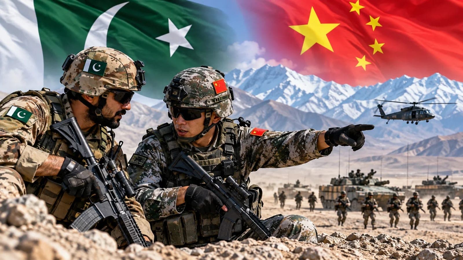 Pakistan and China Begin Joint Training in Xinjiang