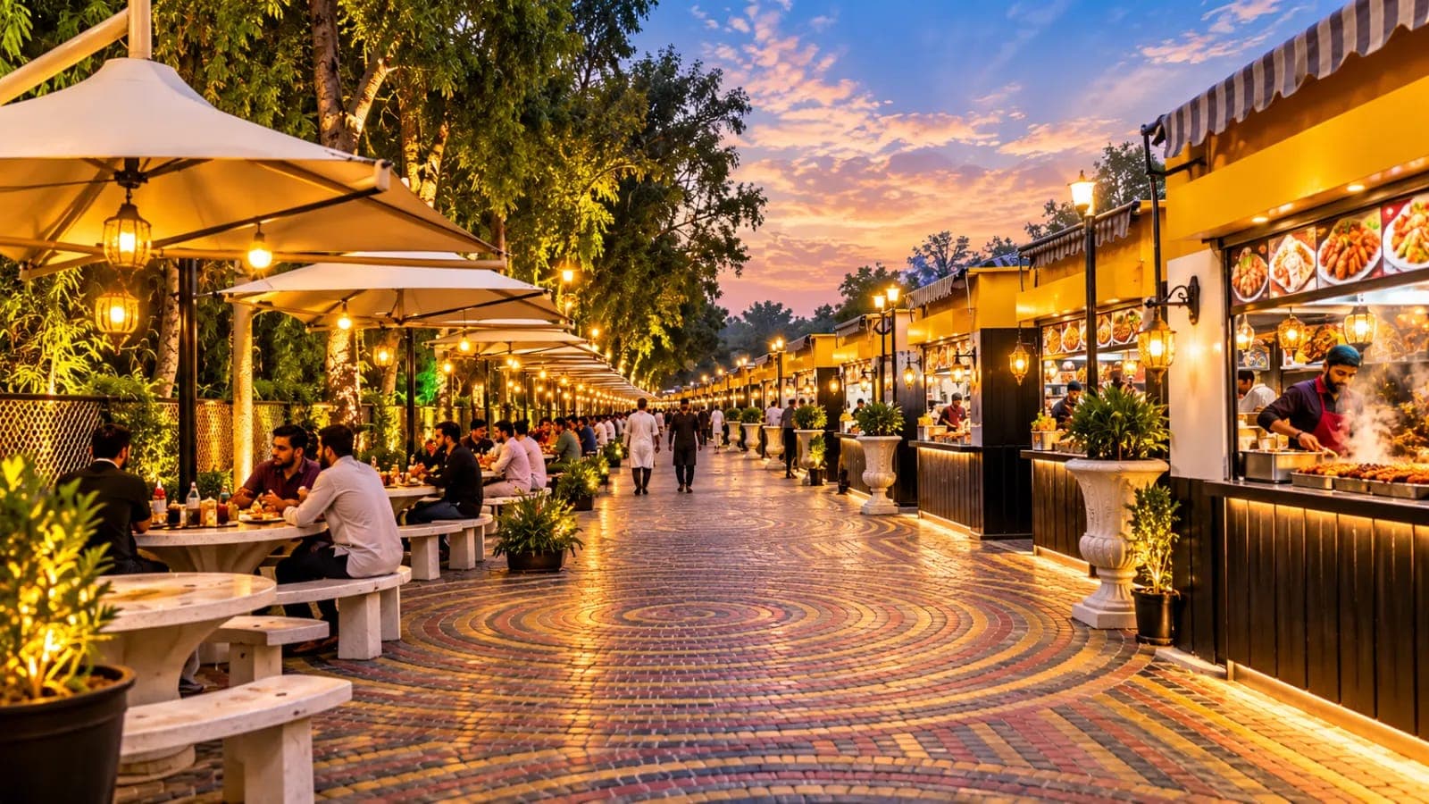 Okara Food Street development project in Punjab Pakistan