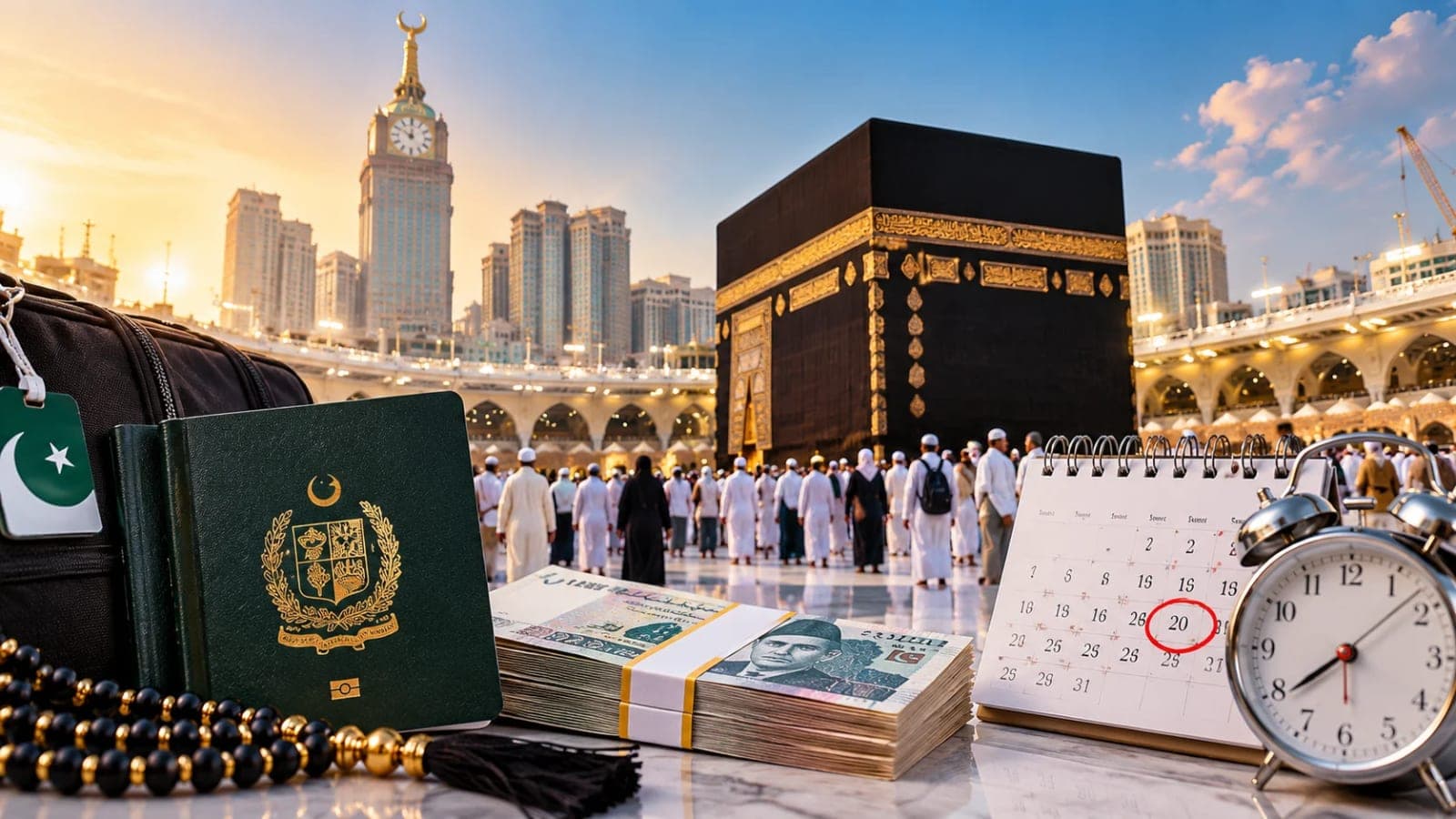 Pakistani Hajj applicants reviewing payment information ahead of the October 20, 2026 second installment deadline