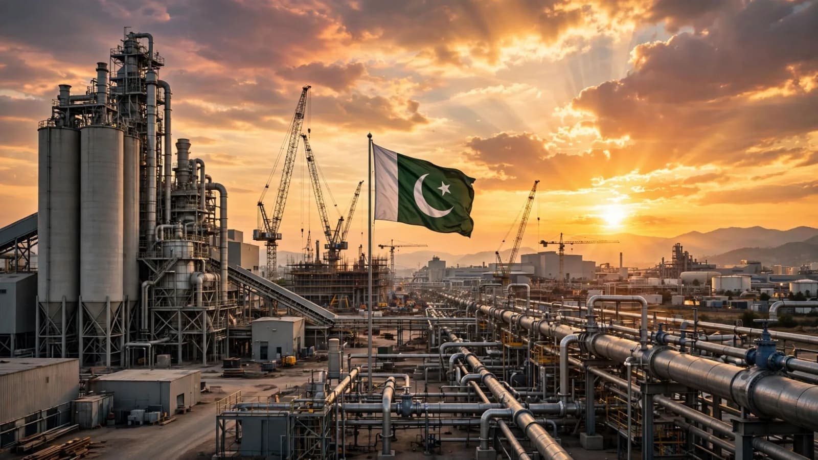 Industrial infrastructure in Pakistan illustrating the SIFC investment update