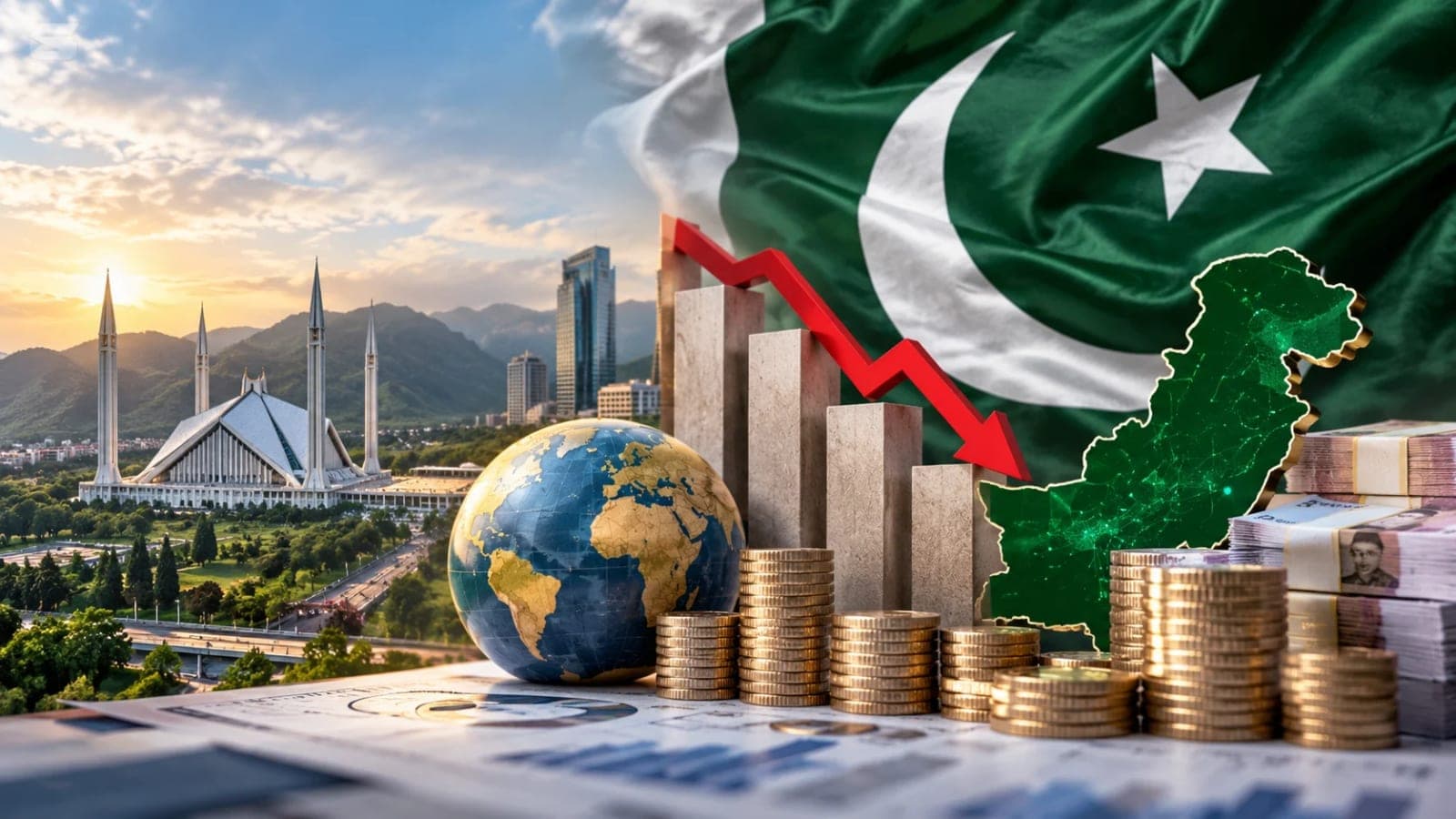 Pakistan Cuts FY2026 GDP Growth Estimate to 3.65% as Economy Reaches $450 Billion