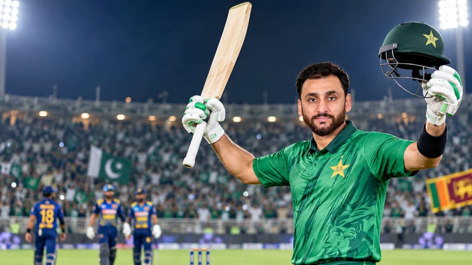 Salman Ali Agha Hits Century as Pakistan Beat Sri Lanka in ODI Tri-Series Opener in Rawalpindi