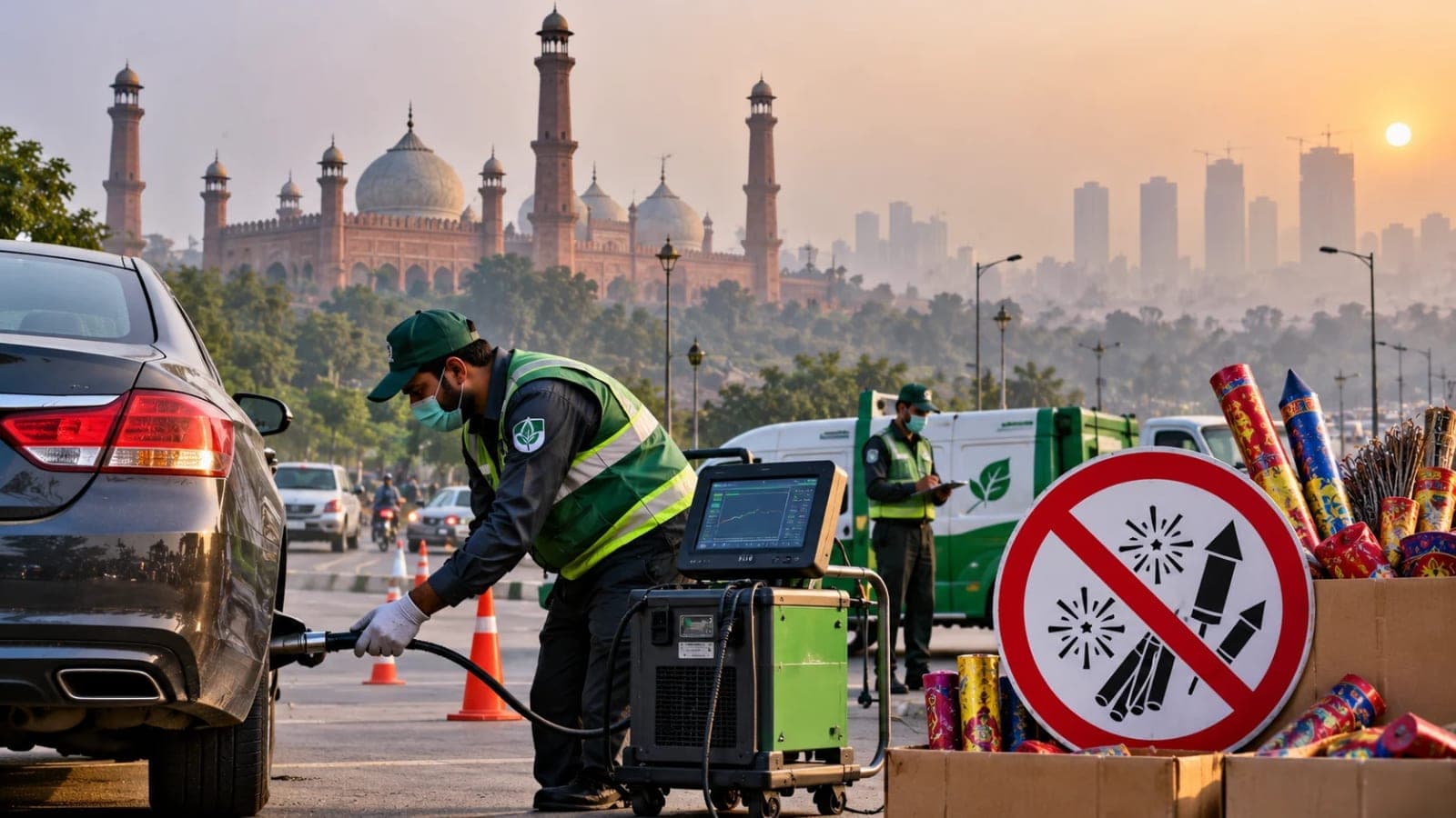 Punjab EPA Enforces Anti-Smog Rules in Lahore: Fireworks Ban, Emission Checks and Fines