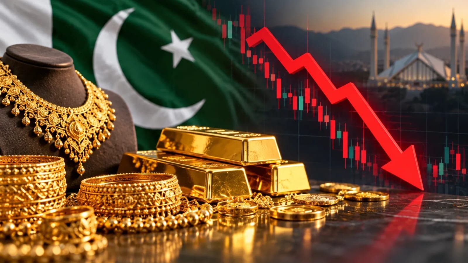 Gold Rate in Pakistan 24K per tola price update October 22