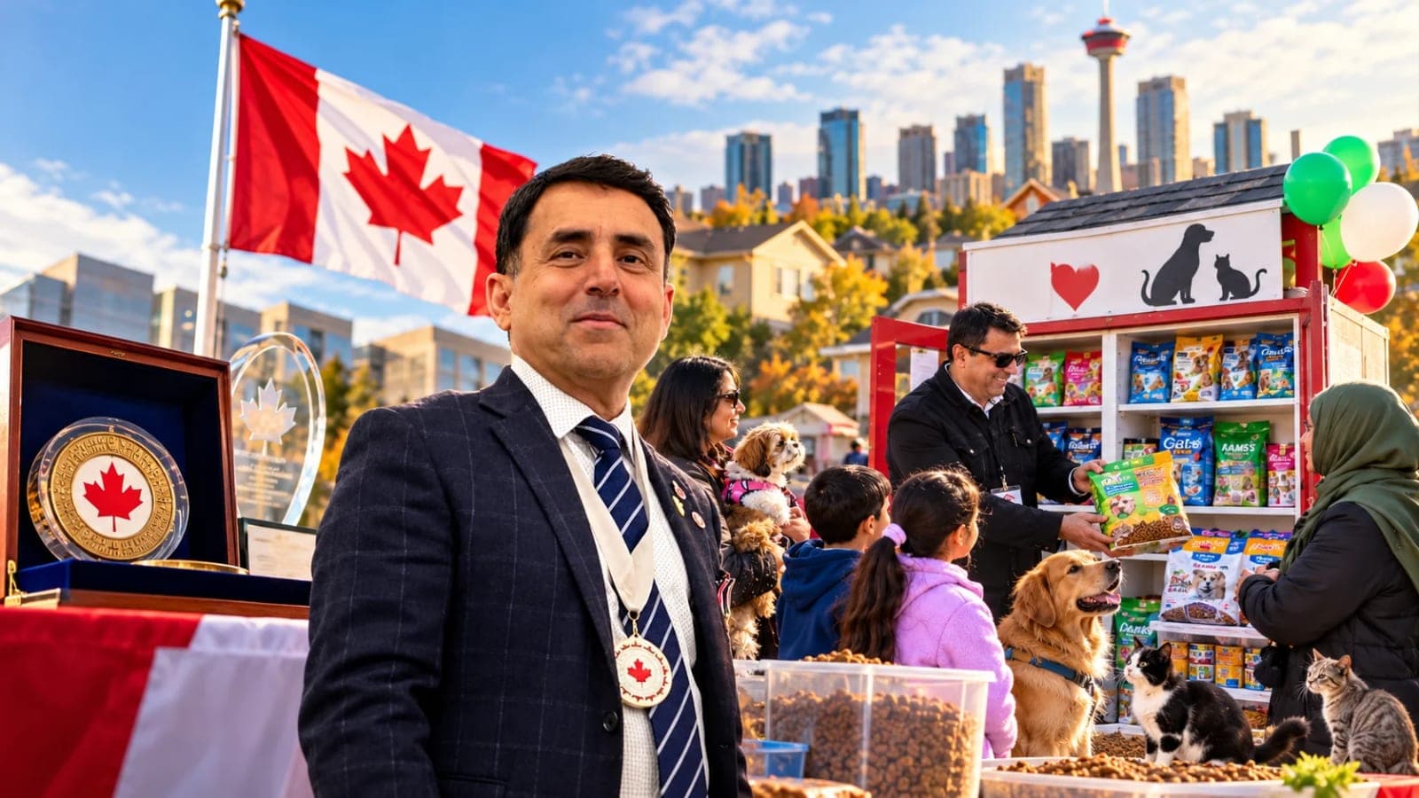 Syed Najam Hassan official biography and community volunteer work in Canada
