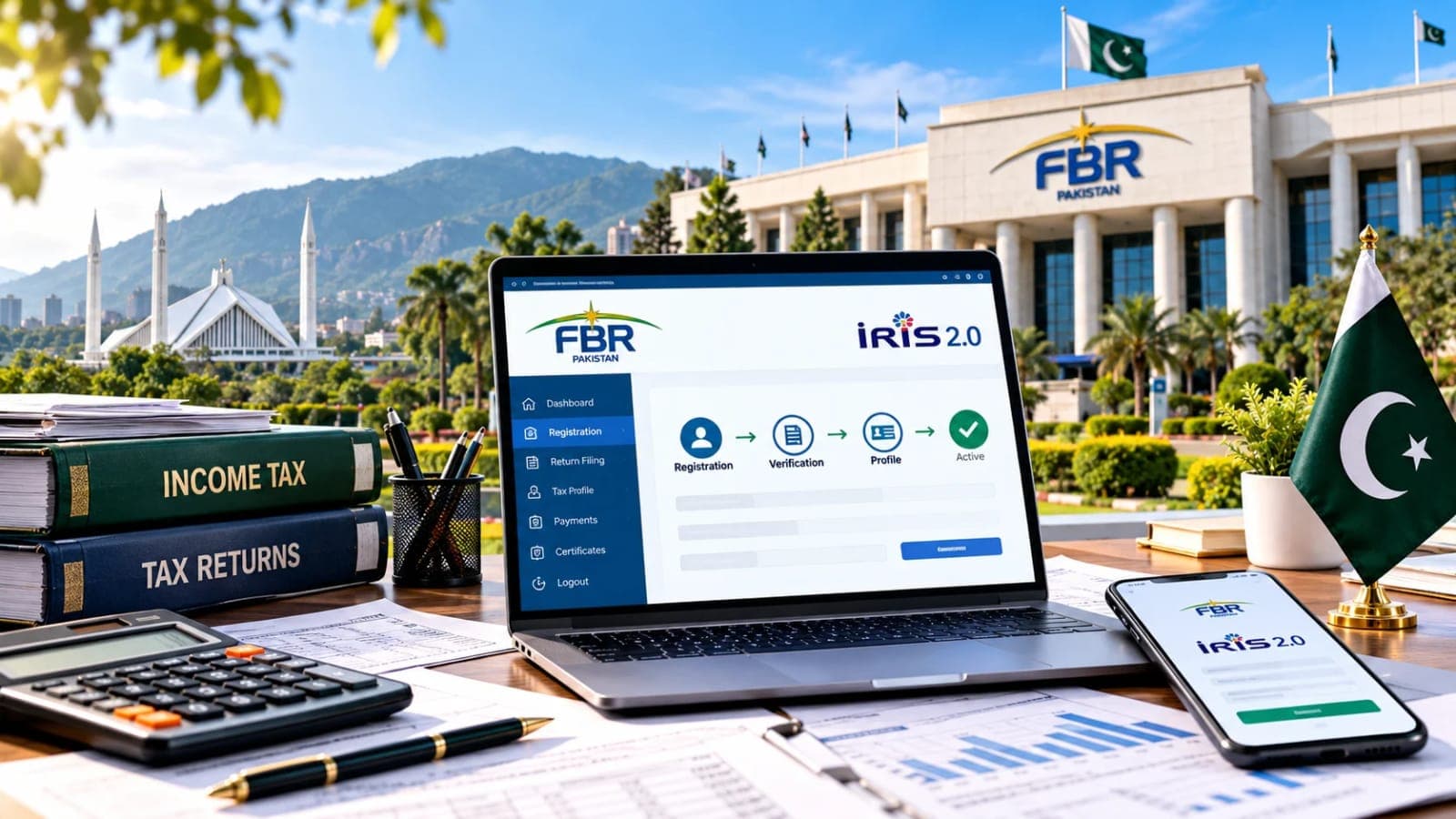 FBR Tax Filer Registration online guide via IRIS 2.0 portal