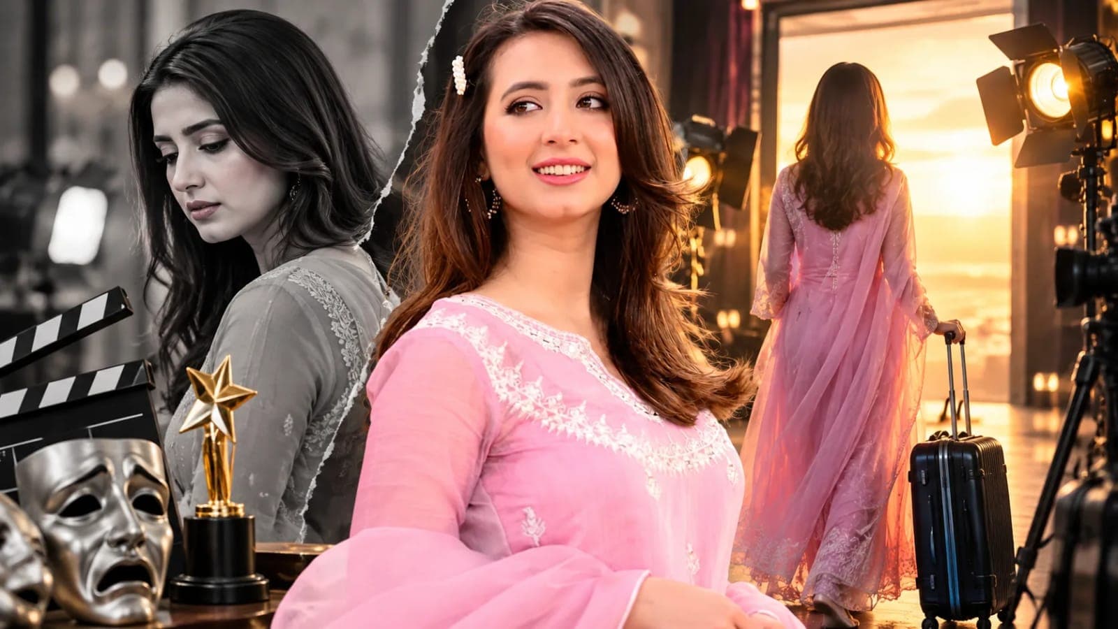 Pakistani actress Komal Aziz Khan who confirmed her permanent departure from the entertainment industry in October 2026