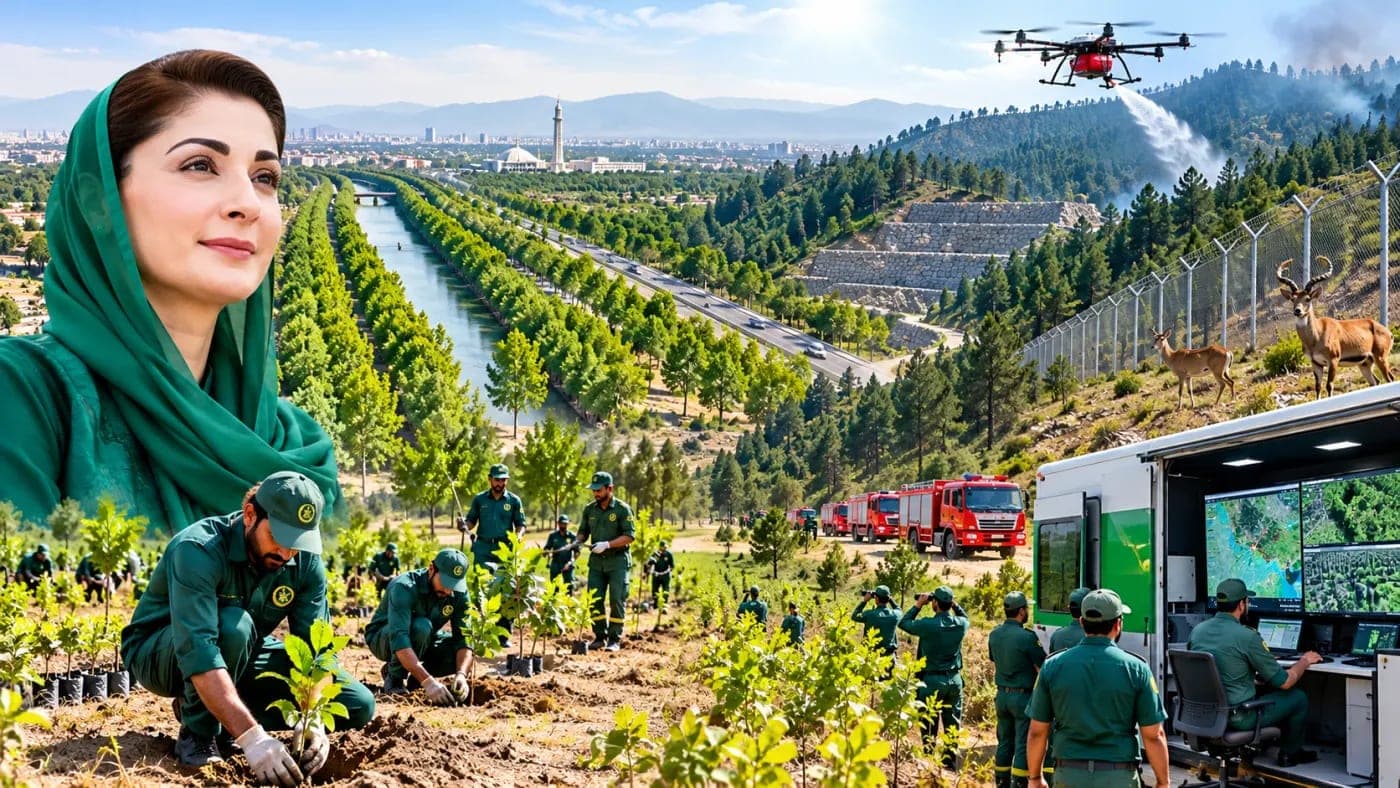 Punjab Forest Department plantation and green transformation initiatives across Punjab in 2026