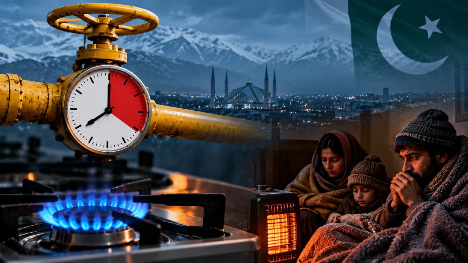 Pakistan winter gas supply proposal for homes in winter