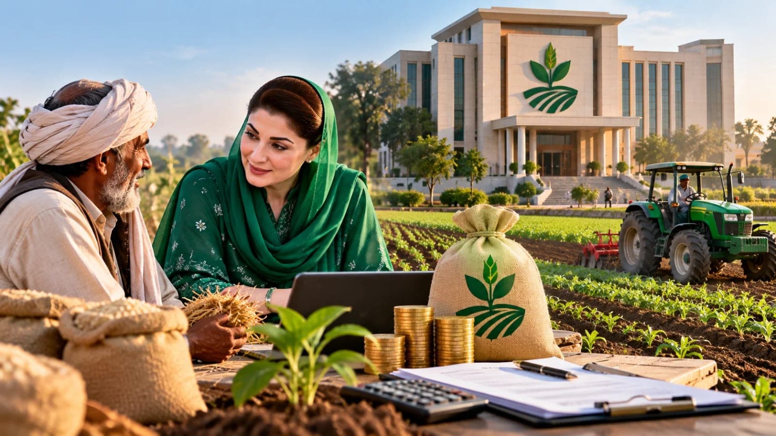 Apna Kisan Bank Punjab announcement by Maryam Nawaz for farmers in Lahore