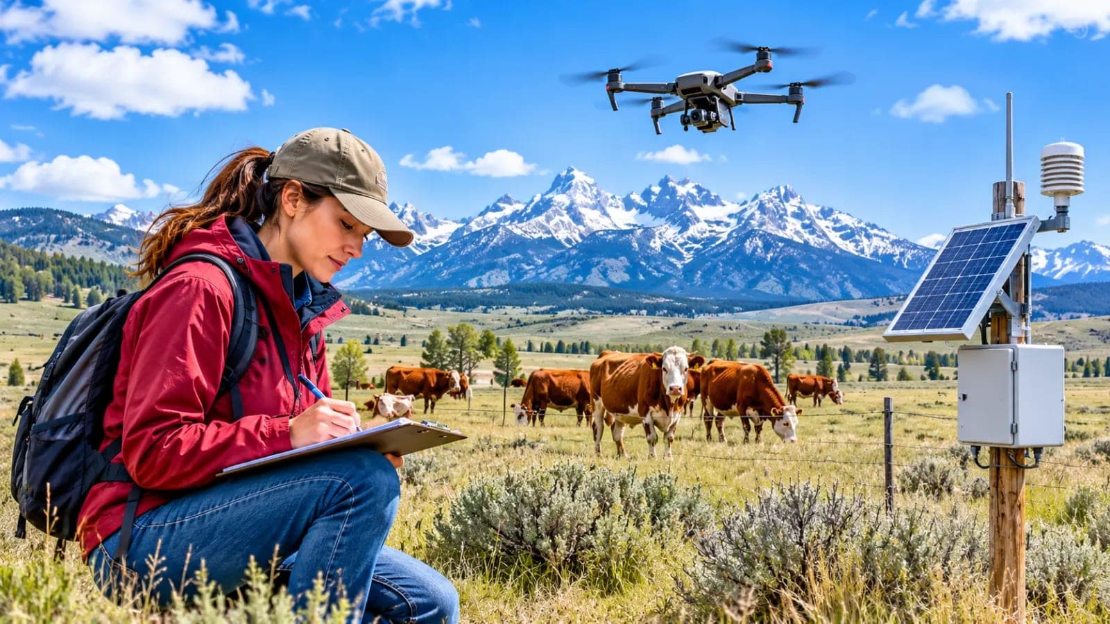 Wyoming PhD assistantship rangeland monitoring research fieldwork in Wyoming