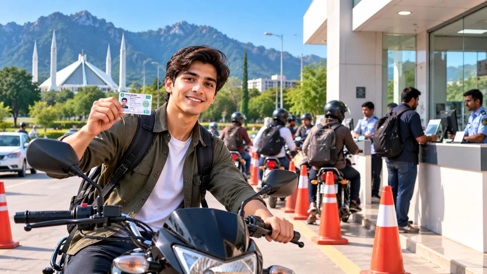 Islamabad students bike licence facility at Islamabad Traffic Police Headquarters in November 2026