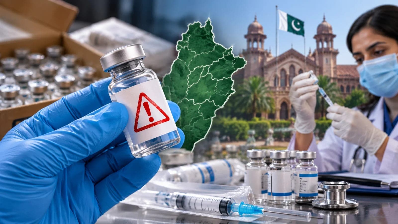 Punjab fake flu vaccines alert warning citizens about counterfeit influenza vaccines in Lahore