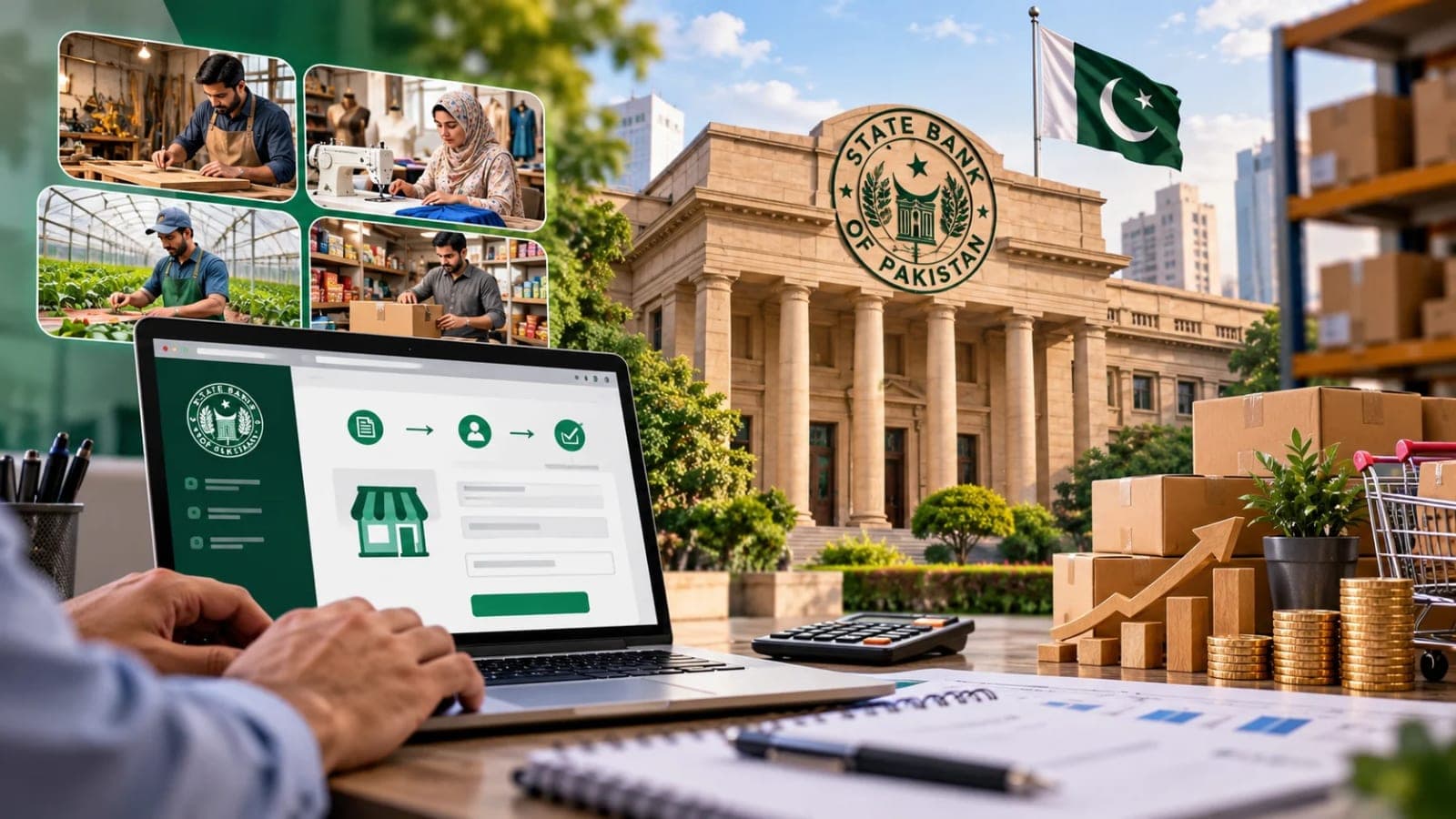 SMEConnect loan application guide for small business financing through State Bank of Pakistan portal