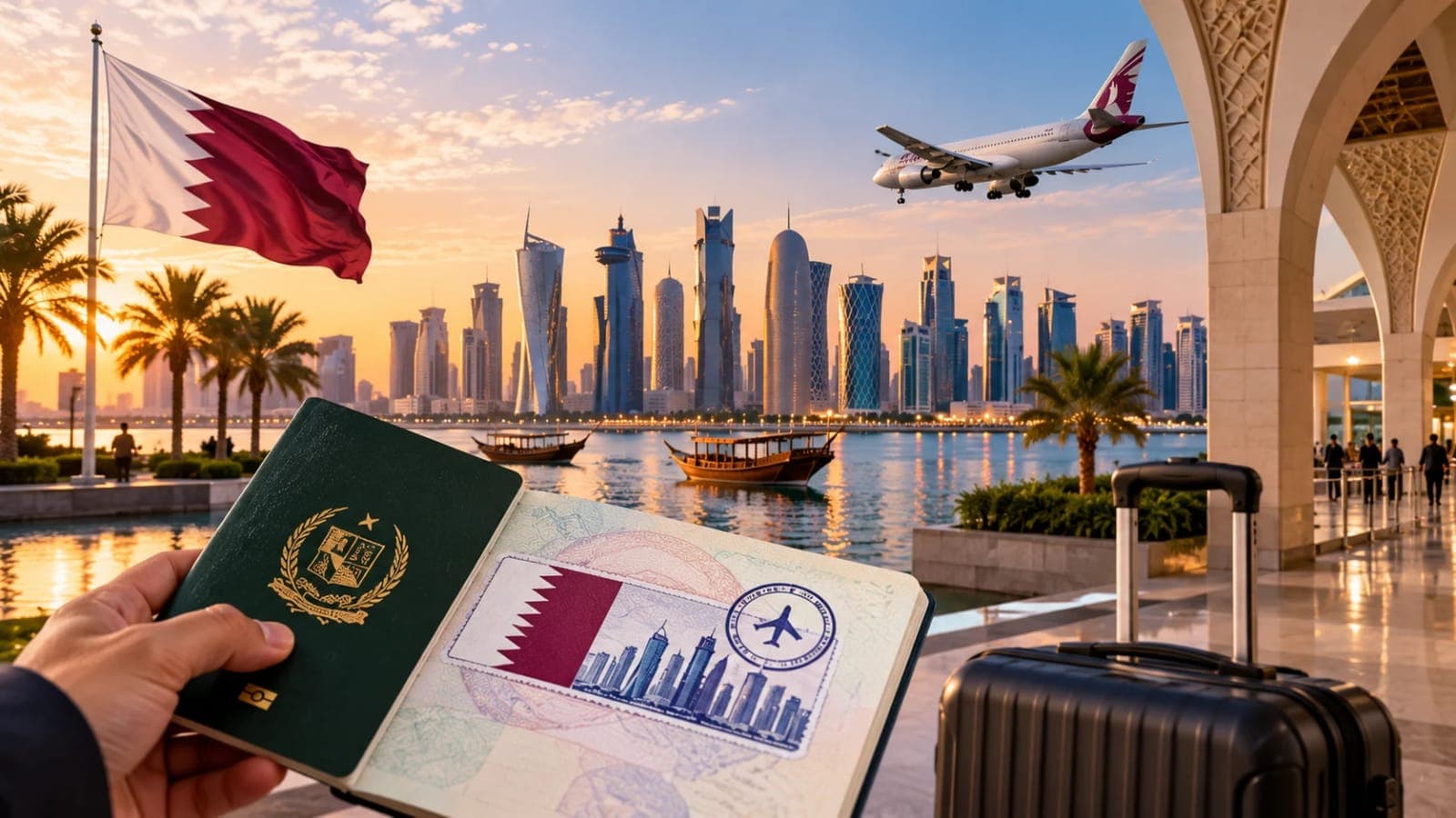 Qatar tourist visa Pakistanis free 30-day tourist visa on arrival for Pakistani passport holders.