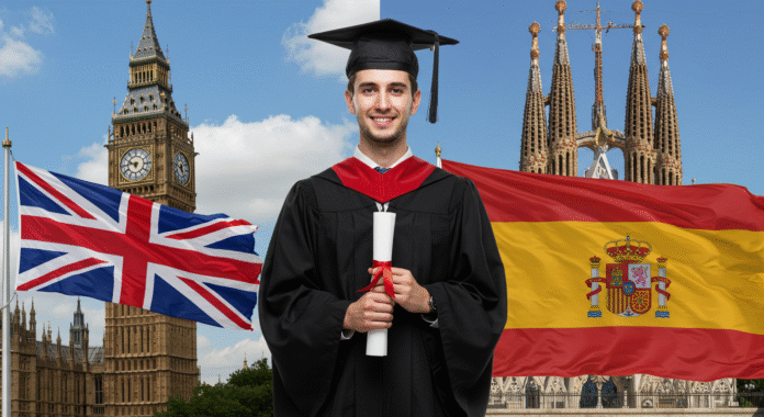 how to move from UK to Spain after studies