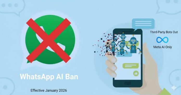 WhatsApp AI Ban: Third-Party Bots Out by 2026 WhatsApp AI Ban: Third-Party Bots Out by 2026