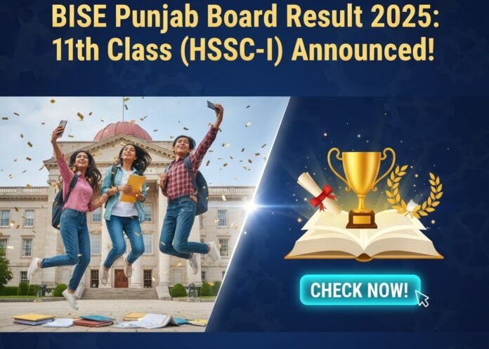 BISE Punjab Board Result 2025: 11th Class (HSSC-I) Announced! BISE Punjab Board Result 2025: 11th Class (HSSC-I) Announced!