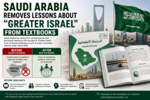 Saudi Arabia Removes Lessons About “Greater Israel” From Textbooks